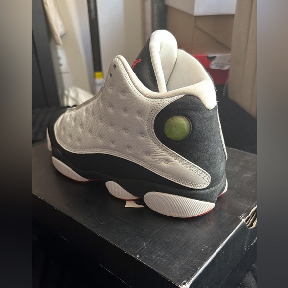 Nike Air Jordan 13 Black White Sneakers - Picture 8 of 9